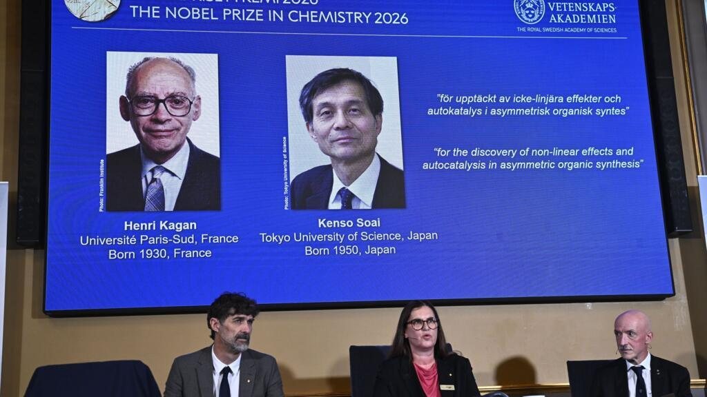 Nobel de chimie 2026 : Henri Kagan et Kenso Soai récompensés pour l'autocatalyse asymétrique