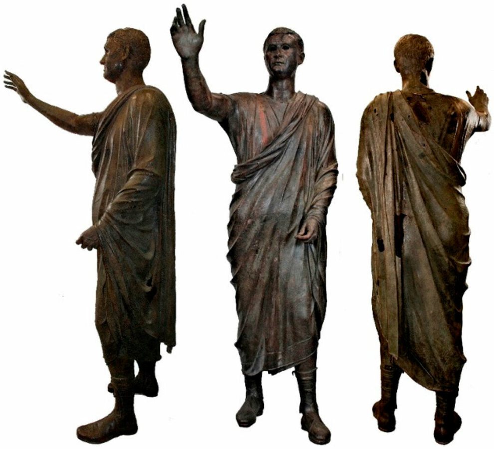 Study Suggests Etruscan Statue's Black Coating May Be Original