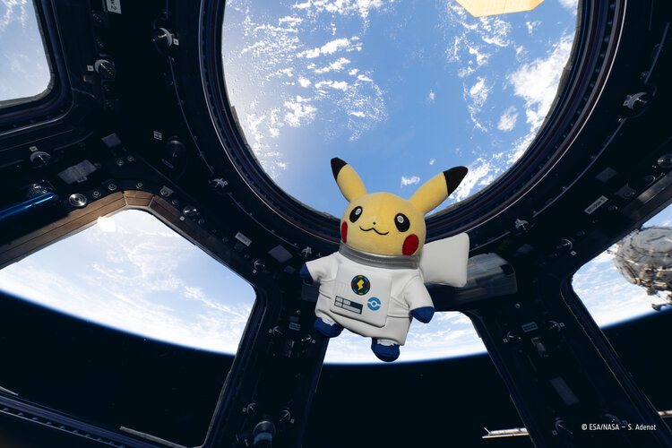 ESA and Pokémon Company Launch Europe-Wide Space Week Exhibition