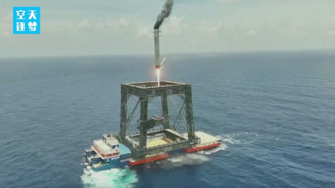 China Lands Rocket During Orbital Launch for First Time