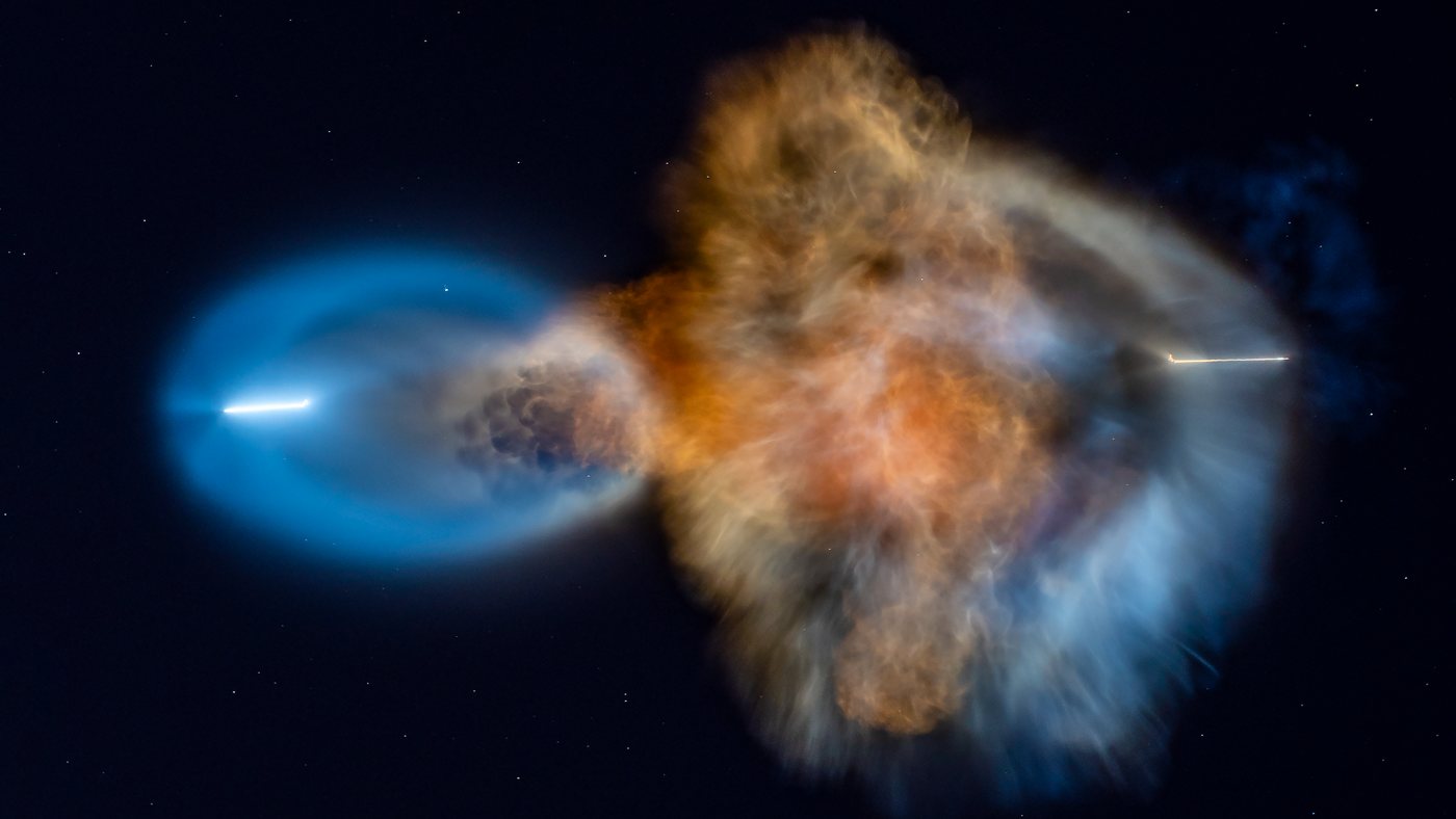 SpaceX Falcon 9 Launch Creates Glowing 'Jellyfish' Cloud Over Florida