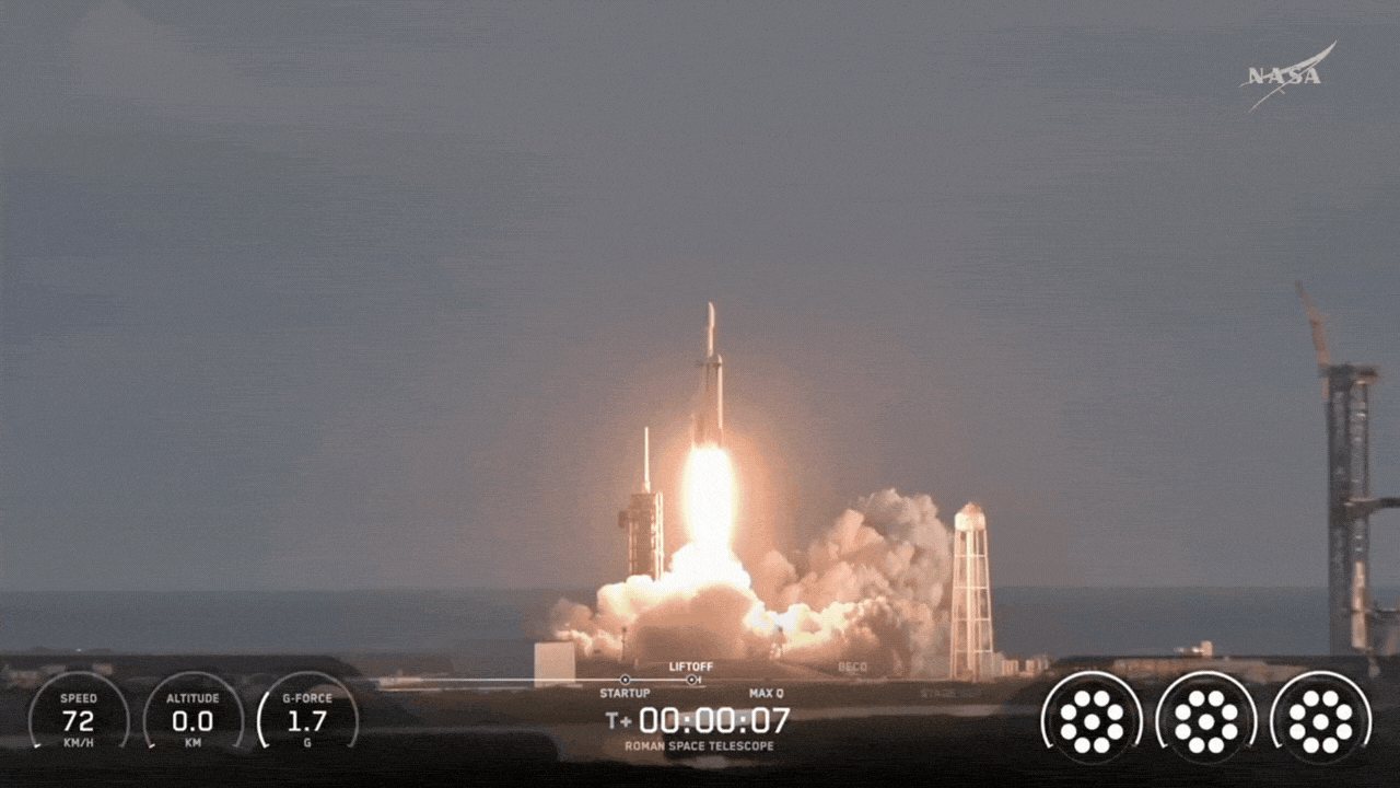 NASA’s Roman Space Telescope launches to probe dark matter and dark energy