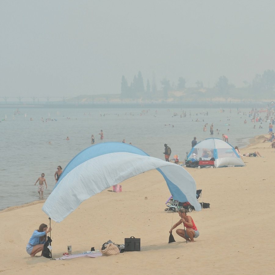 Wildfire Smoke From Canada Disrupts Summer Travel Across the Great Lakes
