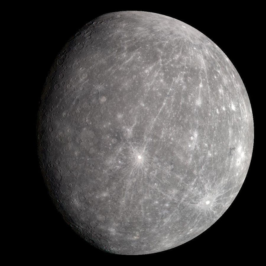 BepiColombo Sees Solar Particles Strike Mercury at Close Range